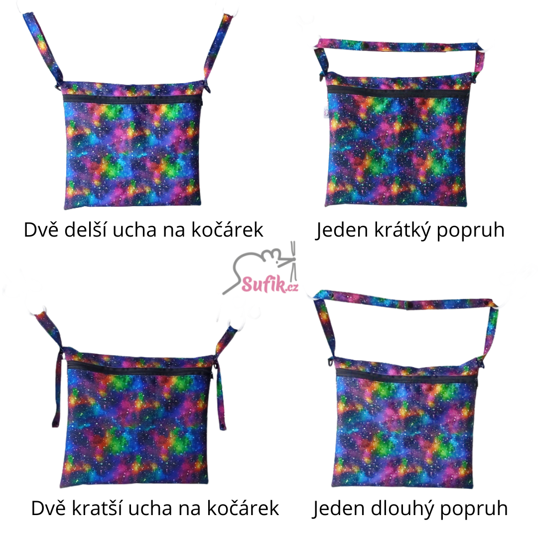 Taška na kočár malá - kvítka