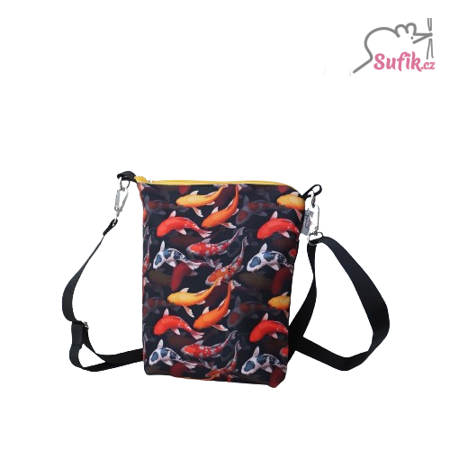 Kabelka crossbody A5 koi kapříci