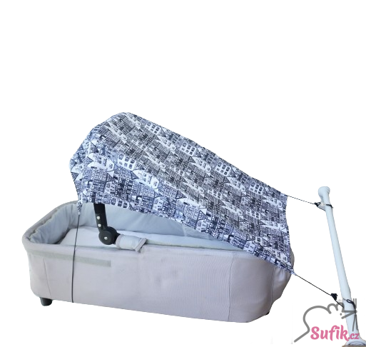 Stínítko na korbičku domečky