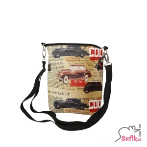 Kabelka crossbody A5 auta - koženka