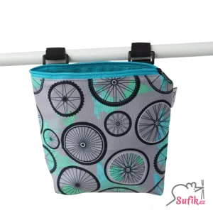 Brašna na kolo XL kola na šedé