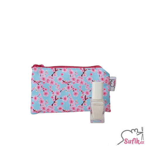 Kapsička na zip 10x16 cm sakury