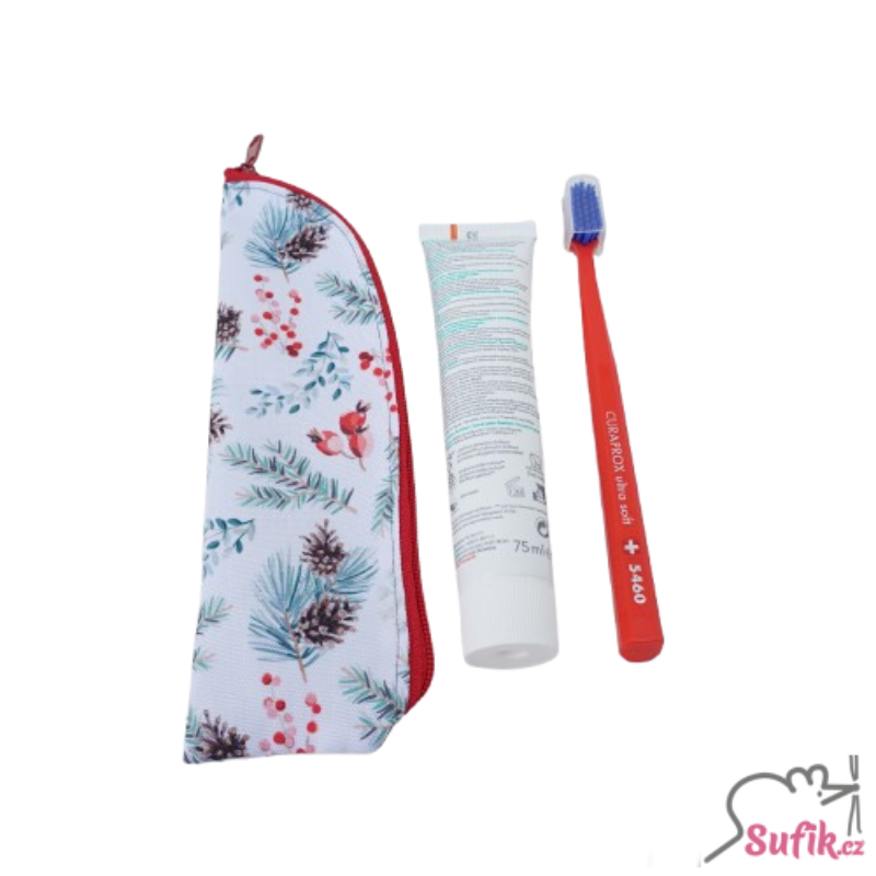 Kapsička na příbory/kartáček na zuby jehličí