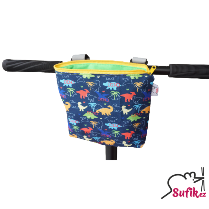 Brašnička na kolo vel. L - dinosauři