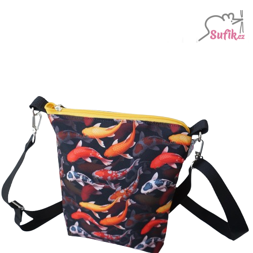 Kabelka crossbody A5 koi kapříci