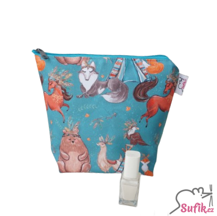 Kosmetická taštička indiánská zvířátka