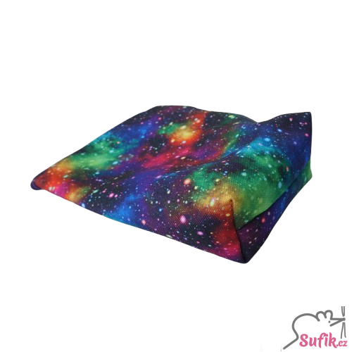 Kosmetická taštička duhová galaxie