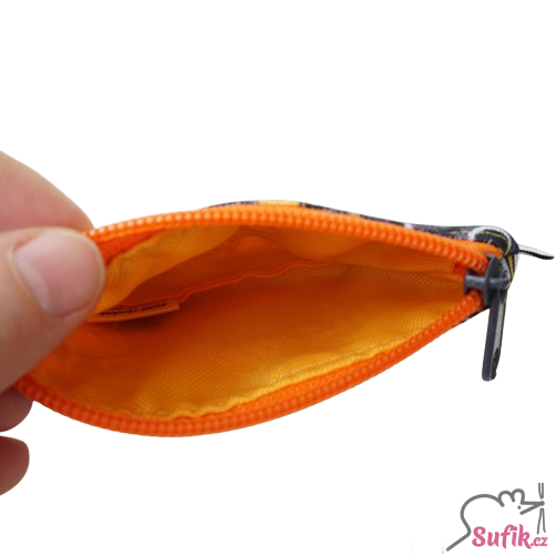 Kapsička peněženka  10x11 cm bagry nakladače