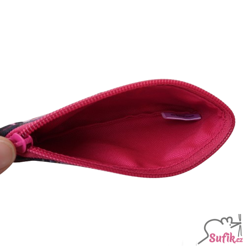 Kapsička peněženka  8x13,5 cm divoké květy