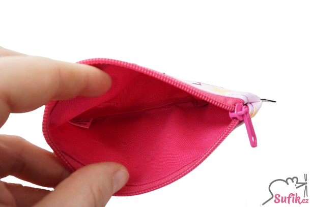 Kapsička na zip 10x16 cm sakury