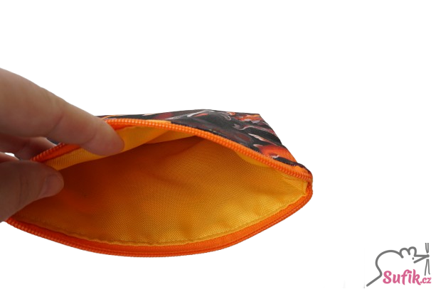 Kapsička na zip 14,5x19 cm koi kapříci