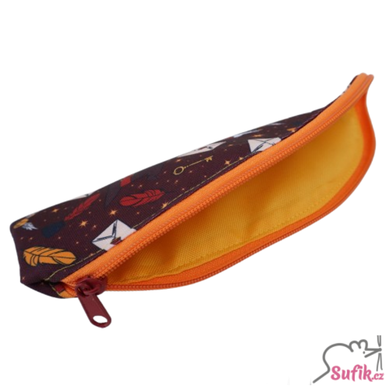 Kapsička na příbory/kartáček na zuby se sovou a dopisem