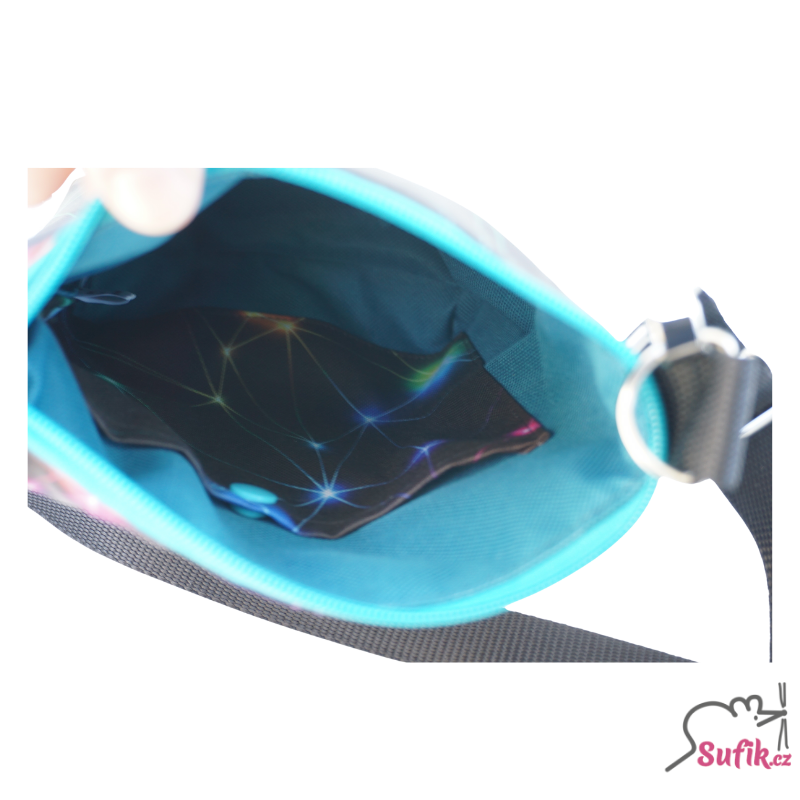 Kabelka crossbody A6 svítící neony