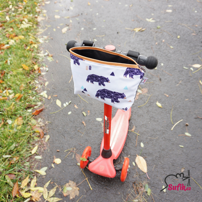 Brašnička na kolo vel. M modrý medvěd