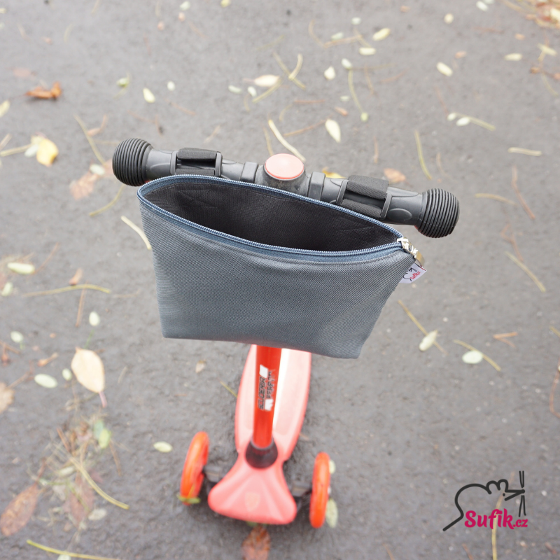 Brašnička na kolo vel. M šedá