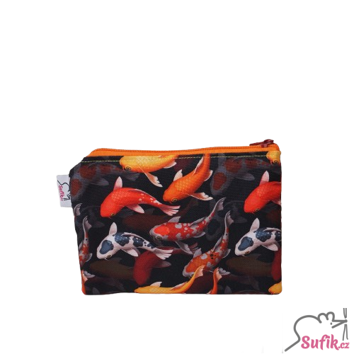 Kapsička na zip 14,5x19 cm koi kapříci