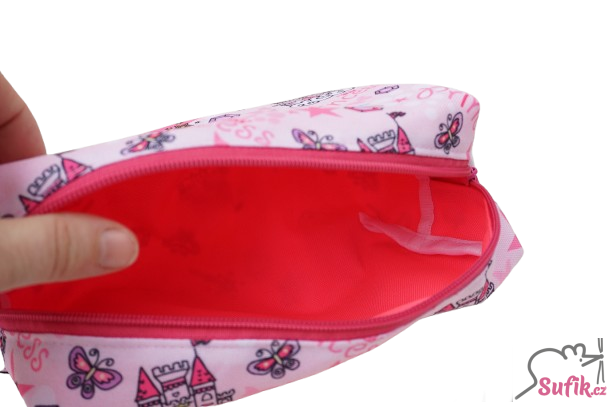 Kosmetická taštička hranatá princezny