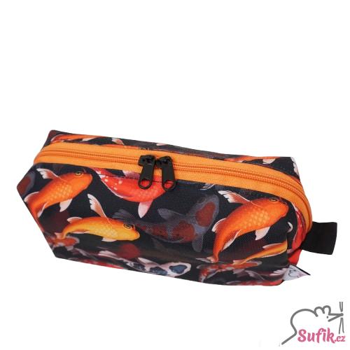 Kosmetická taštička hranatá koi kapříci