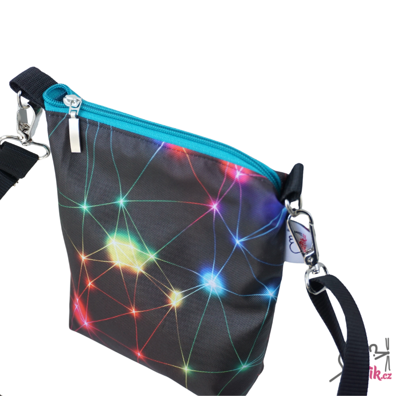 Kabelka crossbody A6 svítící neony
