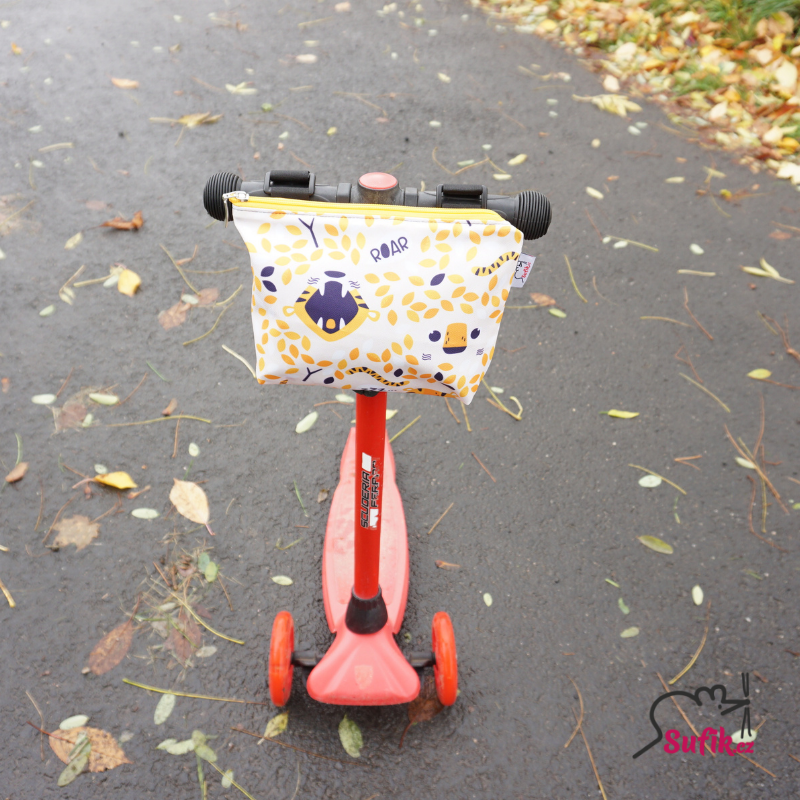 Brašnička na kolo vel. M oranžový tygr