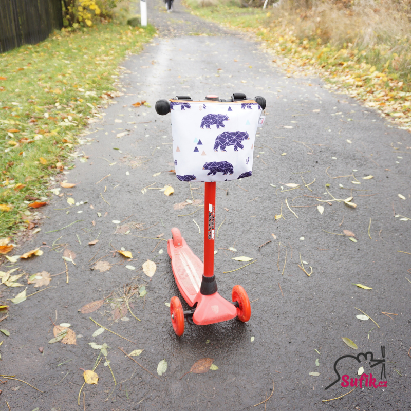 Kapsa na kolo vel. L - modří medvědi