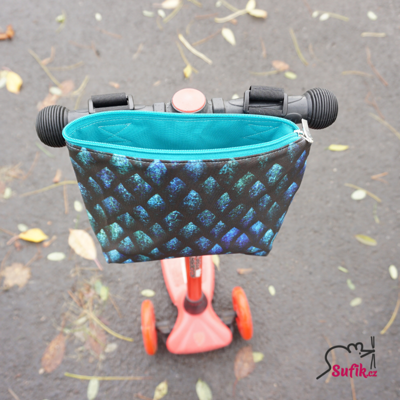 Kapsa na kolo vel. L - dračí šupiny