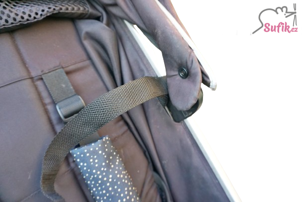 Popruh na zvedání zad kočárku do sedu pro Thule double (pro dvojčata)