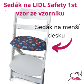 Sedák na rostoucí židli LIDL Safety 1st MALÝ SEDÁK vzor ze vzorníku