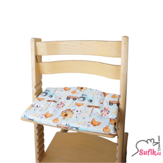 Sedák na rostoucí židli Jitro farma