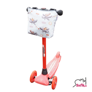 Kapsa na kolo vel. L - veverka v letadle