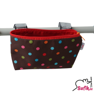 Kolokapsa  S - hnědá barevný puntík