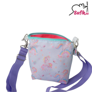 Kabelka crossbody A6 jednorožci
